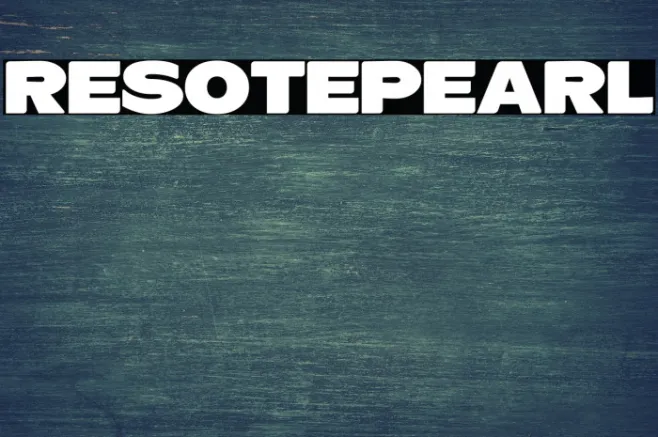 ResotEPearl Example 1