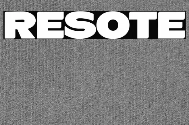 ResotE Font examples