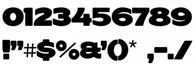 ResotYg PERSONAL USE Font OTHER CHARS