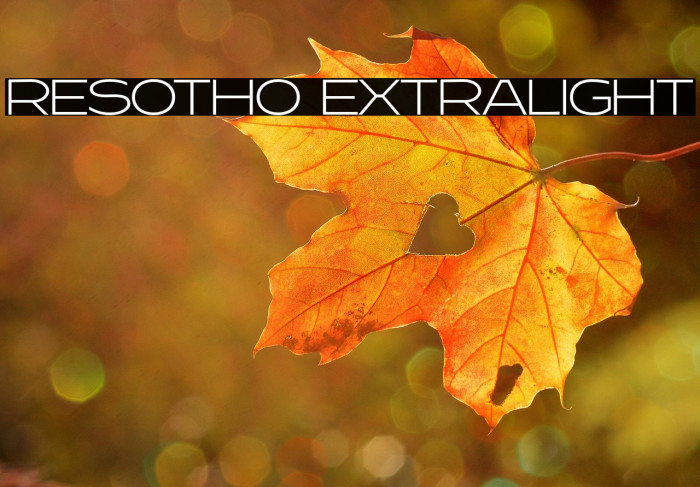 Resotho Extralight Example 2