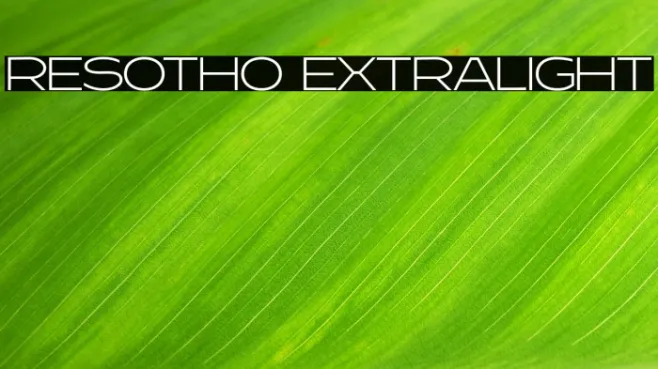 Resotho Extralight Example 3