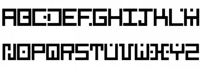 Respati Regular 字体 大写