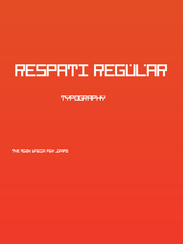 Respati Regular Poster