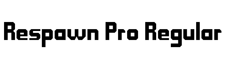 Respawn Pro Regular  les polices de caractères gratuit tlcharger