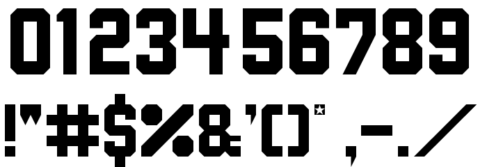 Respawn Pro Regular Font OTHER CHARS