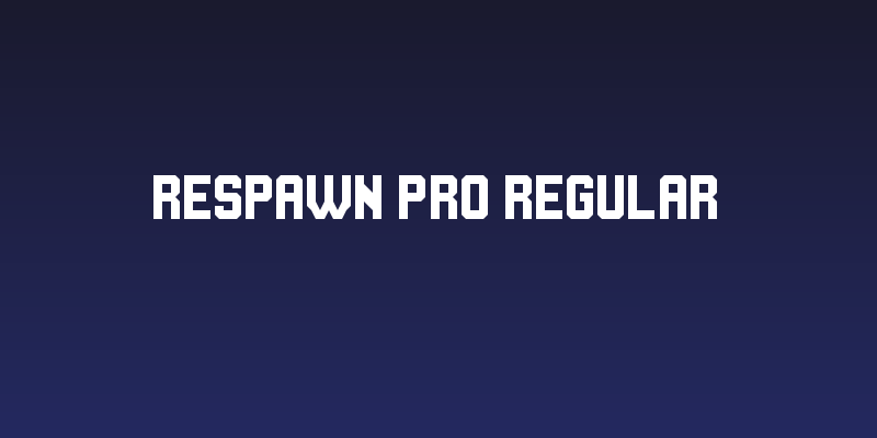 Respawn Pro Regular Social Header