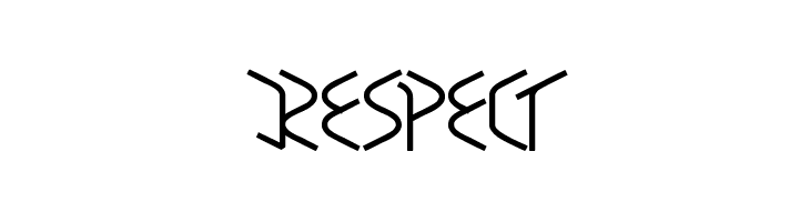 Respect  font caratteri gratis
