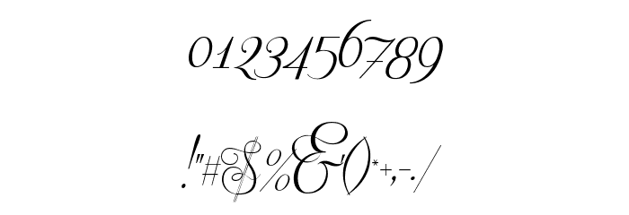 Respective 2.0 Swashes Font OTHER CHARS