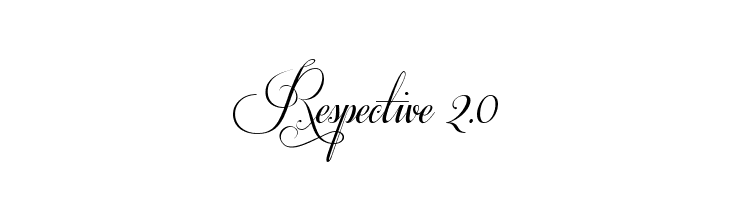 Respective 2.0  Скачать бесплатные шрифты