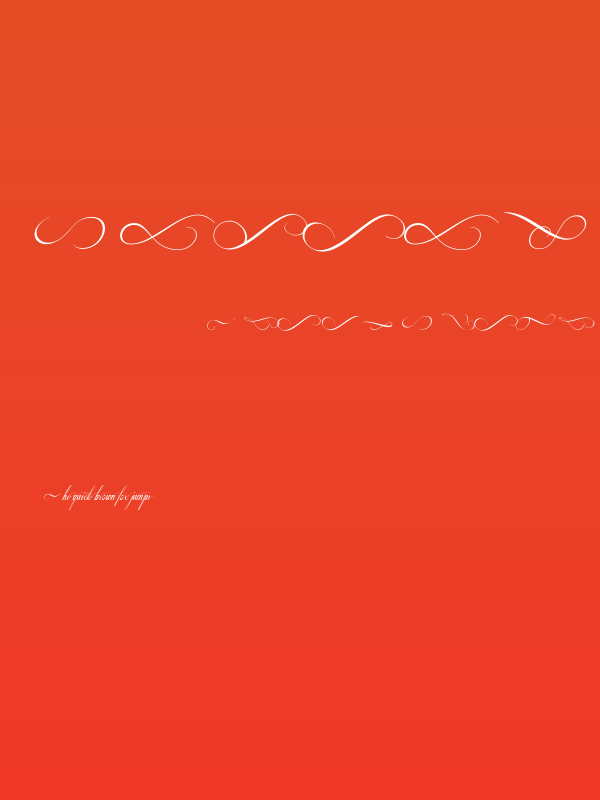 Respective Swashes Slanted Poster