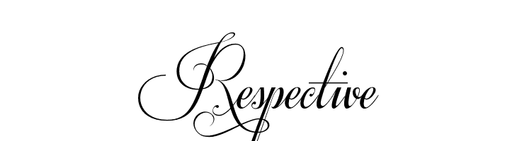Respective Font