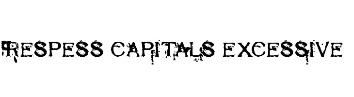 Respess Capitals Excessive  Frei Schriftart Herunterladen