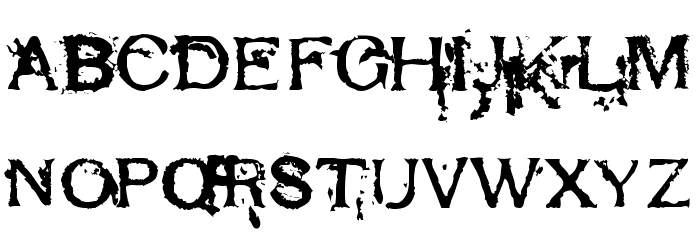 Respess Capitals Excessive Font LOWERCASE