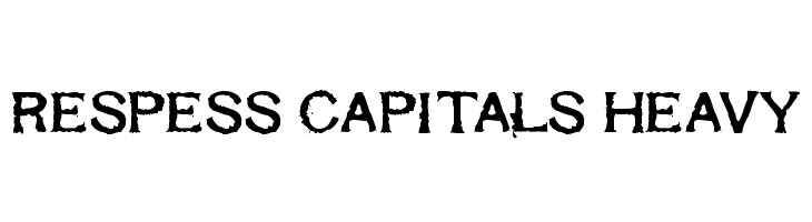 Respess Capitals Heavy  नि: शुल्क फ़ॉन्ट्स डाउनलोड