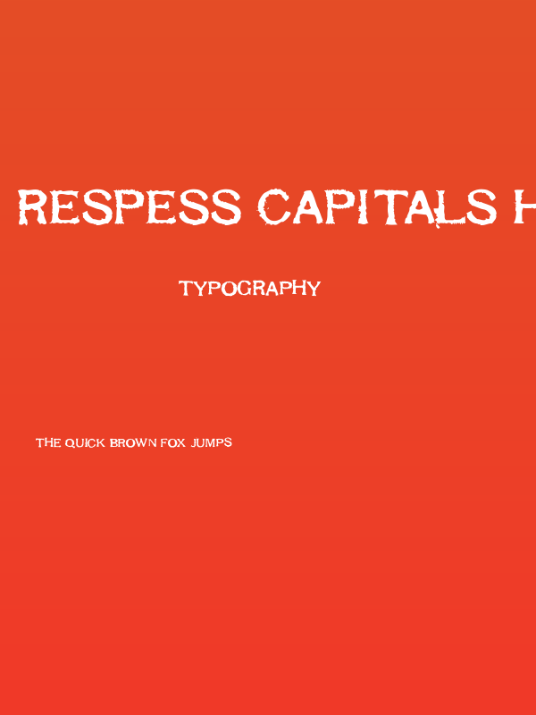Respess Capitals Heavy Poster