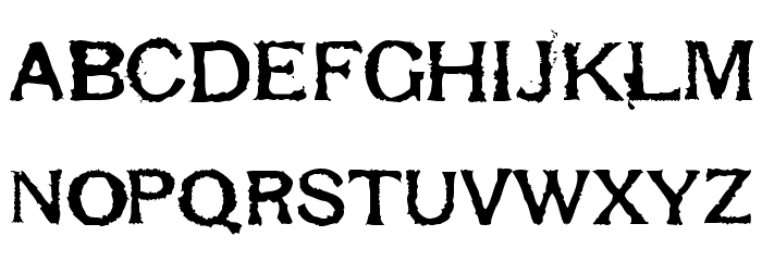 Respess Capitals Heavy Font LOWERCASE