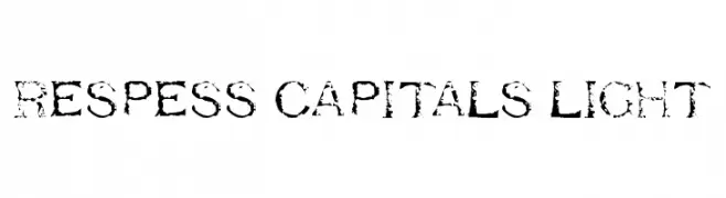 Respess Capitals Light  font caratteri gratis