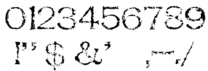 Respess Capitals Light Font OTHER CHARS