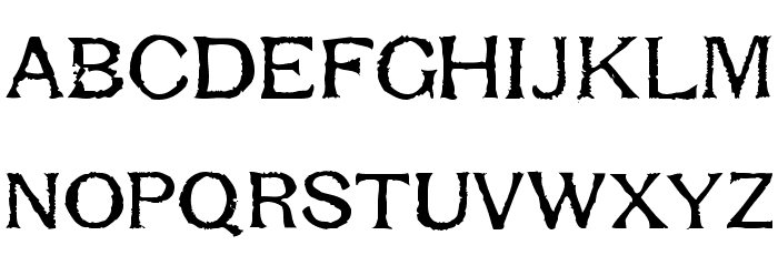 Respess Capitals Medium Schriftart Kleinbuchstaben