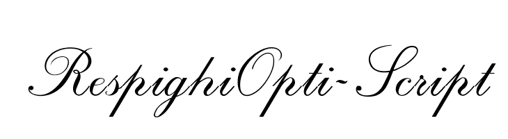 RespighiOpti-Script Font
