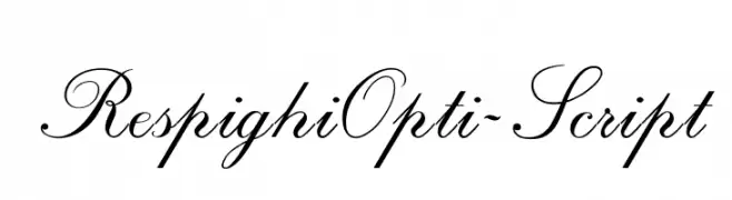 RespighiOpti-Script  baixar fontes gratis