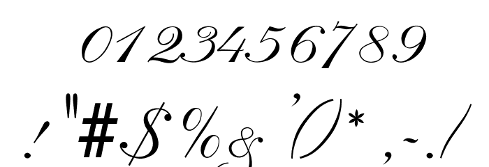 RespighiOpti-Script Font OTHER CHARS