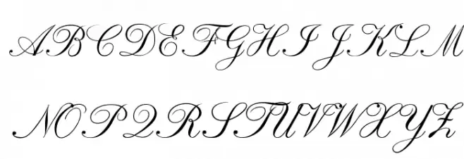 RespighiOpti-Script Schriftart Groß
