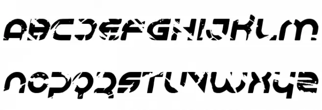 Respire Шрифта ВЕРХНИЙ