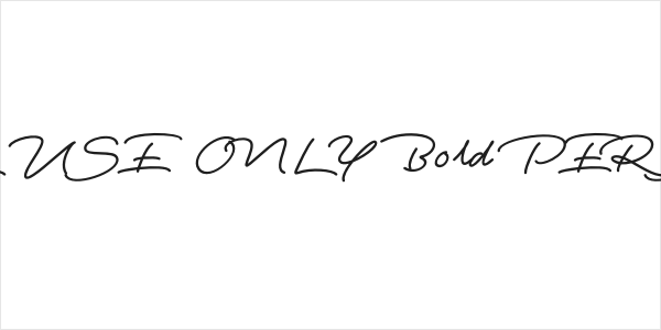 Respondent PERSONAL USE ONLY Bold PERSONAL USE ONLY Logo