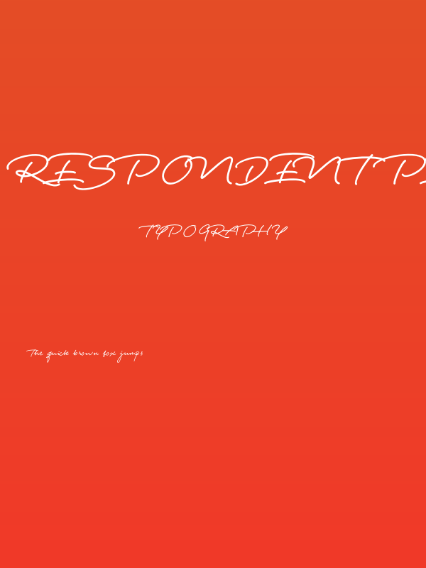 Respondent PERSONAL USE ONLY Bold PERSONAL USE ONLY Poster