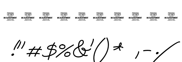 Respondent PERSONAL USE ONLY Medium PERSONAL USE ONLY Font OTHER CHARS