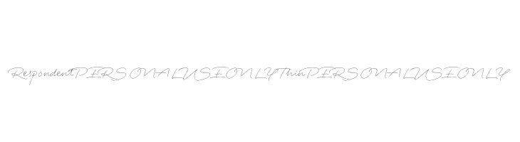 Respondent PERSONAL USE ONLY Thin PERSONAL USE ONLY 