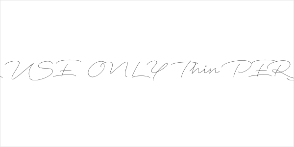 Respondent PERSONAL USE ONLY Thin PERSONAL USE ONLY Logo