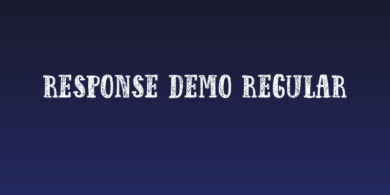 Response DEMO Regular Social Header