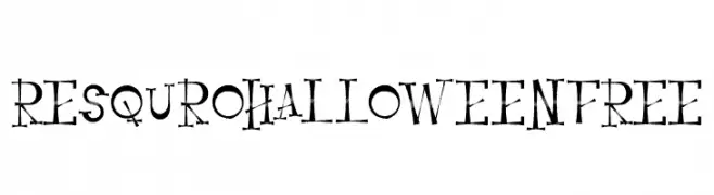 Resquro Halloween FREE  font caratteri gratis