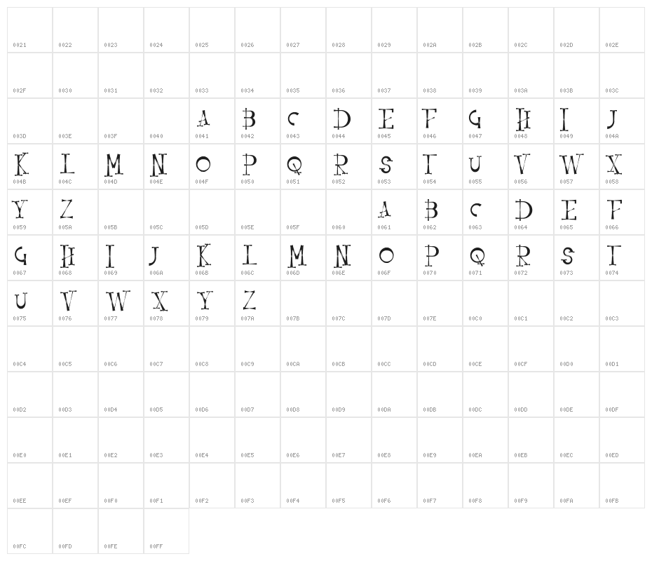 Resquro Halloween FREE Character Map