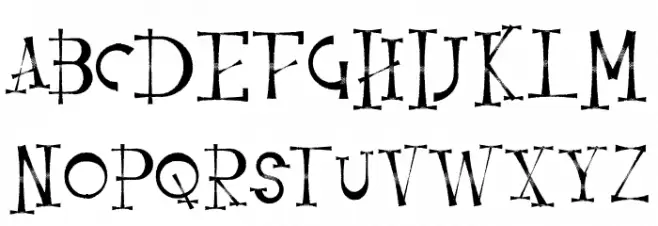 Resquro Halloween FREE फ़ॉन्ट लोअरकेस