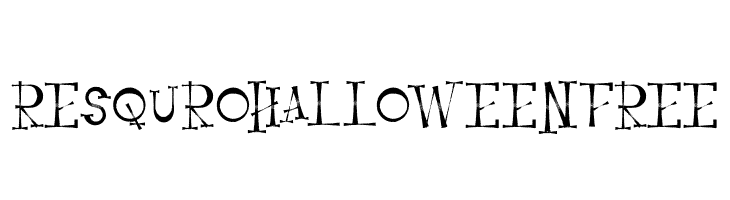 ResquroHalloweenFREE  免费字体下载