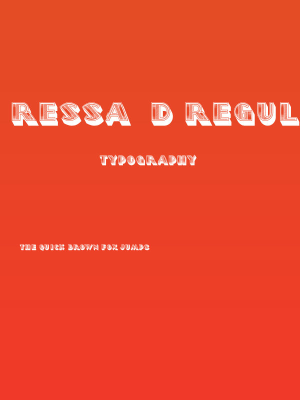 Ressa 3D Regular Poster