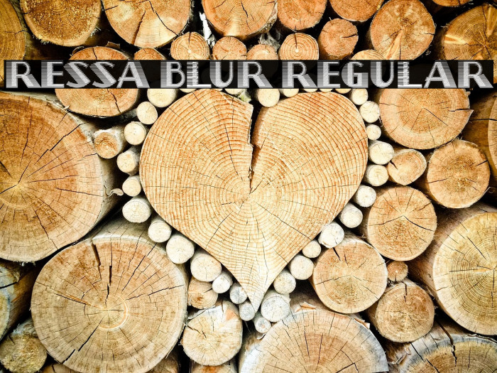 Ressa Blur Regular Example 1