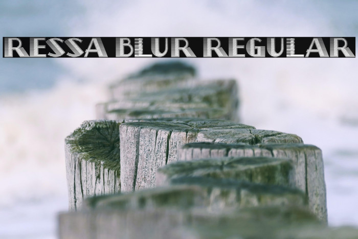 Ressa Blur Regular Example 2