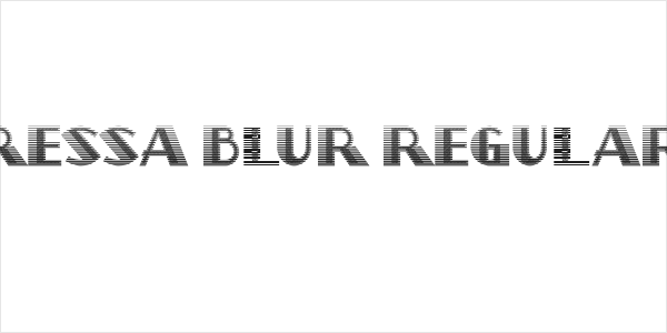 Ressa Blur Regular Logo