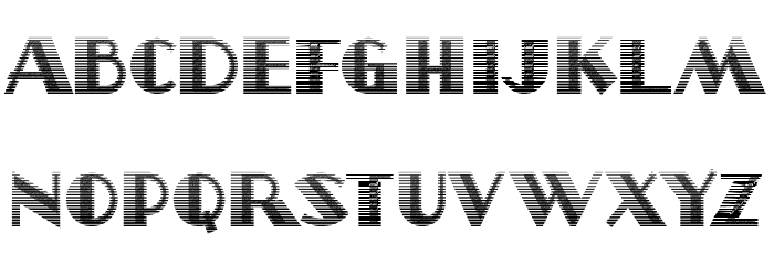 Ressa Blur Regular Font LOWERCASE