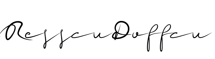ResscuDoffcu  font caratteri gratis