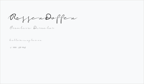 ResscuDoffcu Business Card