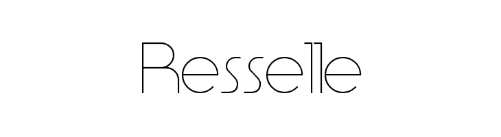 Resselle  Descarca Fonturi Gratis