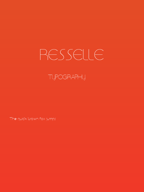 Resselle Poster