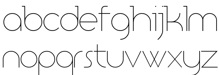 Resselle Font LOWERCASE