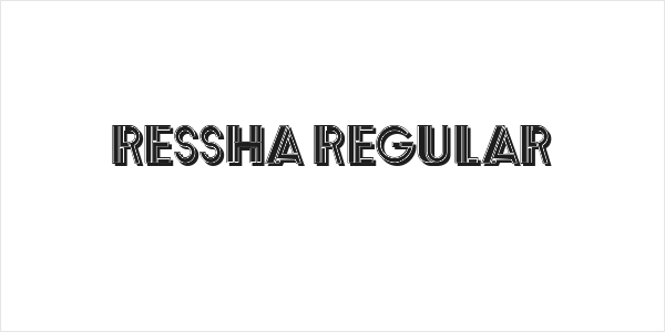 Ressha Regular Logo