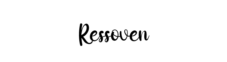 Ressoven  नि: शुल्क फ़ॉन्ट्स डाउनलोड